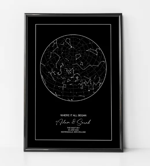 Personalized Star Map Print